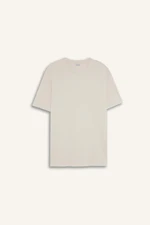 DEFACTO New Regular Fit Crew Neck Basic Plain Short Sleeve T-Shirt