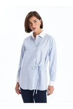 LC Waikiki LCWAIKIKI Classic Blue Striped Striped Women's Shirt