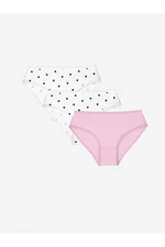 LC Waikiki Girls' Printed Panties 3-Pack