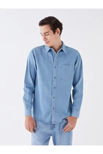 LC Waikiki Regular Fit Long Sleeve Men's Jean Shirt