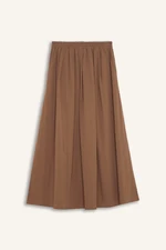 DEFACTO A Cut Normal Waist Basic Straight Flared Maxi Skirt