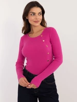 Fuchsia classic sweater