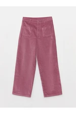 LC Waikiki Basic Girls' Velvet Trousers