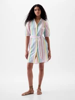 GAP Linen Striped Mini Dress - Women's