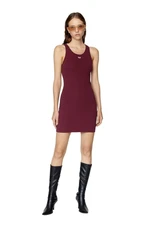 Diesel Dress - D-TANK-D DRESS burgundy