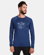 Men's functional T-shirt with long sleeves KILPI MAVORA TOP-M Dark blue