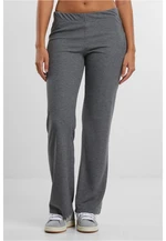 Women's ribbed trousers grey