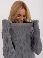 Dark grey women's sweater