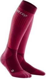 Women's Winter Compression Knee-High Socks CEP Red