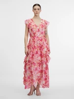 Women's pink floral maxi dress ORSAY