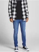 Modré slim fit džíny Jack & Jones Liam - Pánské