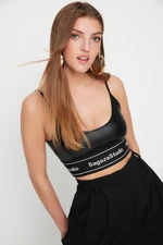 Trendyol X Sagaza Studio Black Részletes bustier