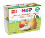 HIPP BIO Jablka a hrušky 4 x 100 g