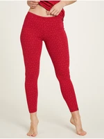 Red Women's Patterned Leggings Tranquillo - Women