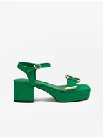 Green women's sandals Love Moschino - Women's