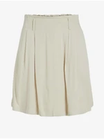 Beige short skirt VILA Vero - Ladies