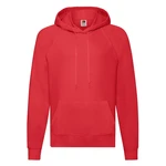 Czerwona bluza męska z kapturem Lightweight Hooded Sweat Fruit of the Loom