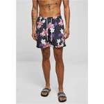 Patterned swimsuit shorts dark jungle aop