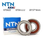 100% Original Japan NTN Bearing 5Pcs 6704-ZZ 6704-LLU ABEC-9 Ball Bearing 20x27x4mm High Speed Deep Groove 6704 Ball Bearing