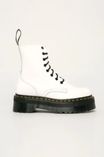 Kožené farmářky Dr. Martens 15265100-White