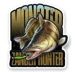 4anglersdesign samolepka 39 monster zander hunter