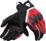 Rev'it! Gloves Veloz Negru/Roșu L Mănuși de motocicletă