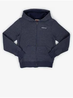 Levi&#39;s Dark blue Kids Striped Zippered Sweatshirt and Hoodie Levi&#39;s® - Boys