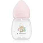 Kikkaboo Savanna Anti-colic Feeding Bottle dojčenská fľaša 3 m+ Pink 180 ml