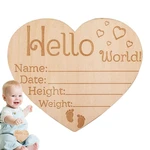 Birth Announcement Plaque Keepsake Baby Name Reveal Sign