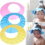 1Pc Adjustable EVA Shower Shampoo Cap for Baby Bathing Kids Shower Cap Hat Baby Care Bath Protection for Kid Shower Accessory