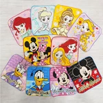 Disney Cartoon Cotton Handkerchief Square Towel Mickey Mouse Minnie Donald Duck Daisy Princess Children Wipe Sweat Mouth 20x20cm