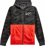 Alpinestars Camo Block Hood Charcoal Heather/Warm Red S Hanorac