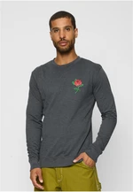 Rose Crewneck Charcoal