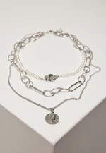 Ocean Layering Necklace - Silver Color