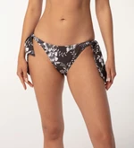 Aloha From Deer Woman's Dark Flowers Bikini Bows Bottom WBBB AFD523