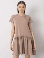 Dress-FA-SK-6927.21P-dark beige