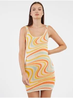 Orange women's patterned sheath dress Noisy May Alana - Women's