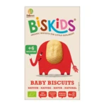 BELKORN BISkids BIO detské celozrnné sušienky Natural 6M+ 120 g