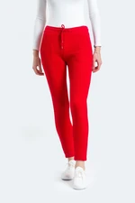 Slazenger Poll I Women's Sweatpants Red