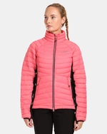 Women's pink sports quilted jacket Kilpi ACTIS