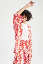 DEFACTO Regular Fit Printed Long Sleeve Tunic