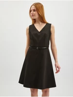 Orsay Black Ladies Dress with Belt - Women