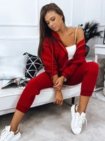 Women's tracksuit AMILIA red Dstreet