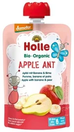 HOLLE Bio pyré - Apple Ant - Jablko a banán s hruškou 100 g