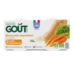 Good Gout BIO Pyré z máslové dýně a mrkve 6m+ 2x190 g