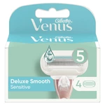 Gillette Venus Deluxe Smooth Sensitive náhradní hlavice 4 ks