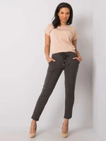 Dark khaki sweatpants Hadley