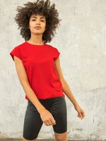 FOR FITNESS women's T-shirt red color