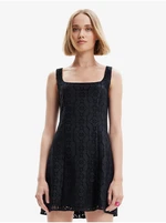 Black Ladies Lace Dress Desigual Newcastle - Women