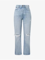 Light blue women straight fit jeans Pepe Jeans Celyn - Women